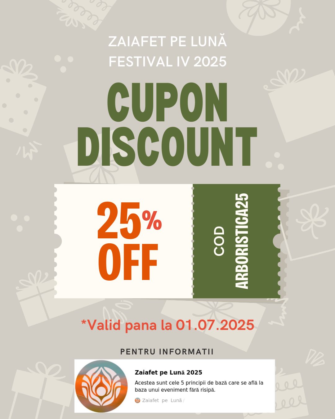 Coupon Reducere Zaiafet Pe Luna editia 2025